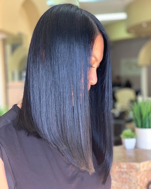 blue black hair